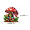 Hippie Frog Car Stickers Waterproof Vinyl Decals Auto Body Window Bumper Decor Motorcycle Helmet Stickers Y12