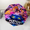 Parapluie Automatique Thème Chasseurs de Démons KPop, Léger et Portable, 8 Baleines, Parfait pour les Voyages en Plein Air, Anniversaires, Noël, Cadeaux.