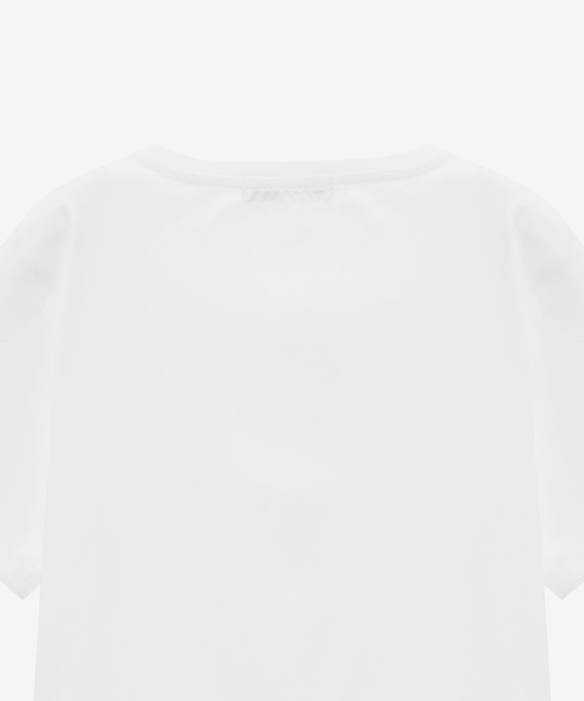 BASIC HOUSE Women'S Cotton Modal Crew Neck Short Sleeve T-Shirt White Lzts3212