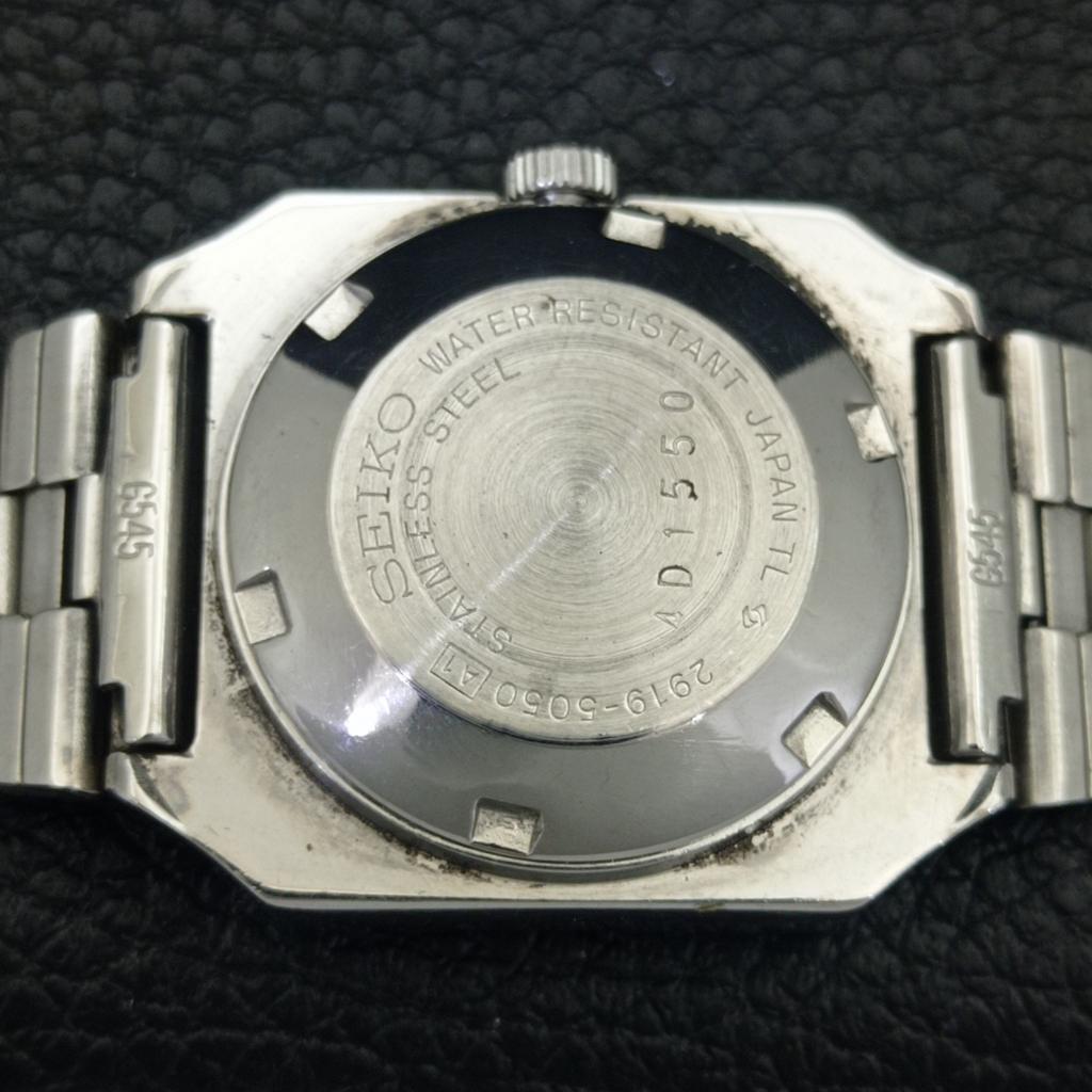 VINTAGE SEIKO 5 AUTOMATIC 2919A JAPAN WOMENS BLUE COLOR DIAL WATCH a704249-1 R213i-a704249