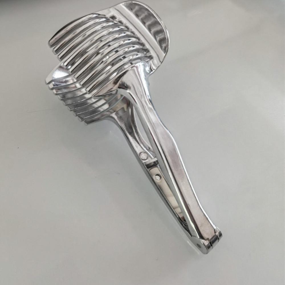 Aluminum Alloy Lemon Slicer Handheld Orange Tomato Cutting Clip Fruit Vegetable Slicer Onion Slicer Kitchen Cutter Tool Gadgets