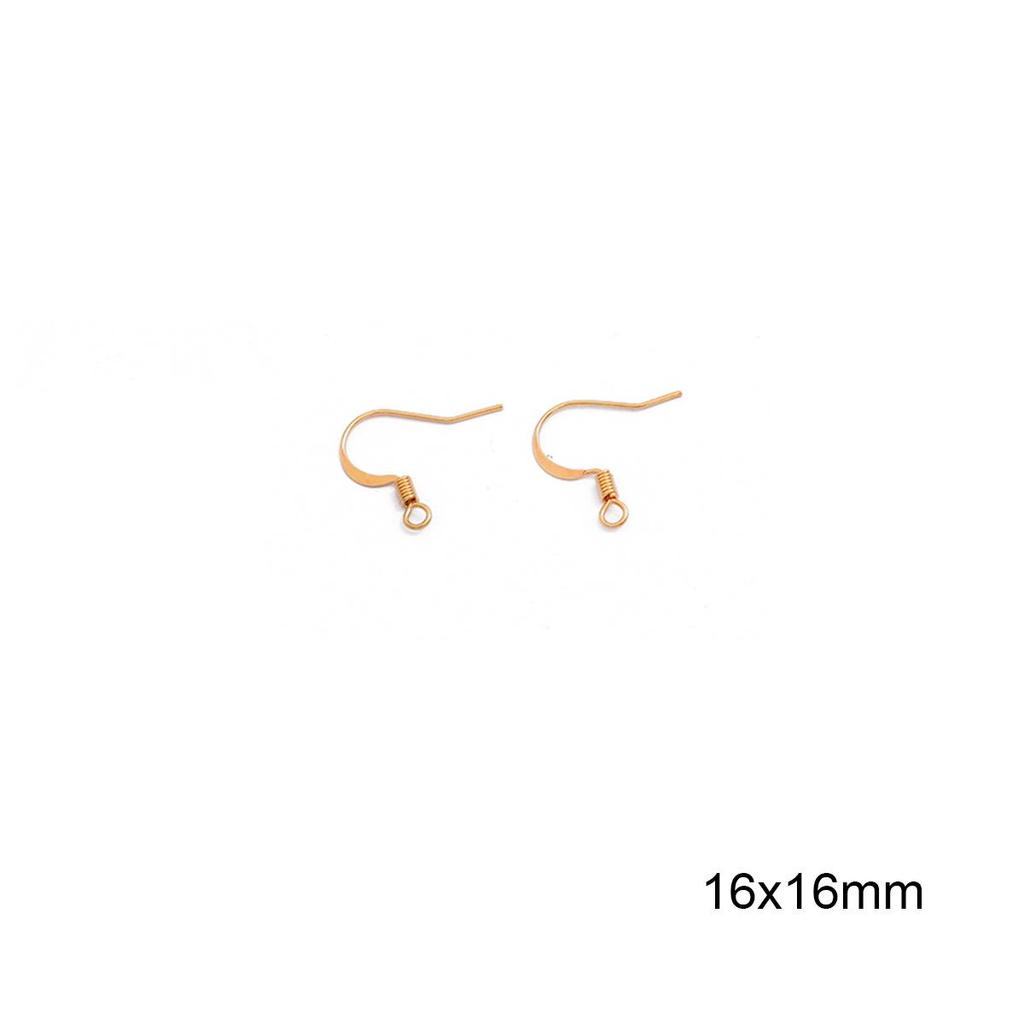 18K Vergoldete Kupfer Creolen - Handgemachter DIY Ohrschmuck