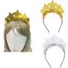 Christmas New Year Party Headband Glitter Star Hair Hoop Hair Accessories Carnival Tinsel Hair Bands Decoration