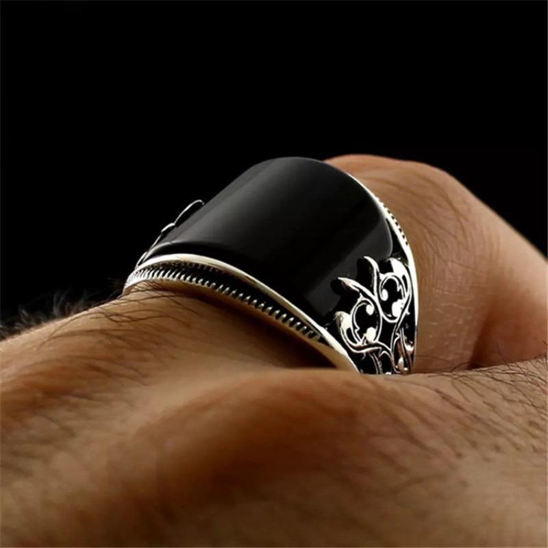 Accessories1pc Fashion Black Ring, Simple, Stylish, Multifunctional Jewelry
