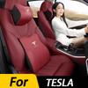 Car Neck Pillows For Model X Model S Model 3 Model Y Roadster SpaceX Car Headrest Cushion Support Seat Car Logo Accessorie