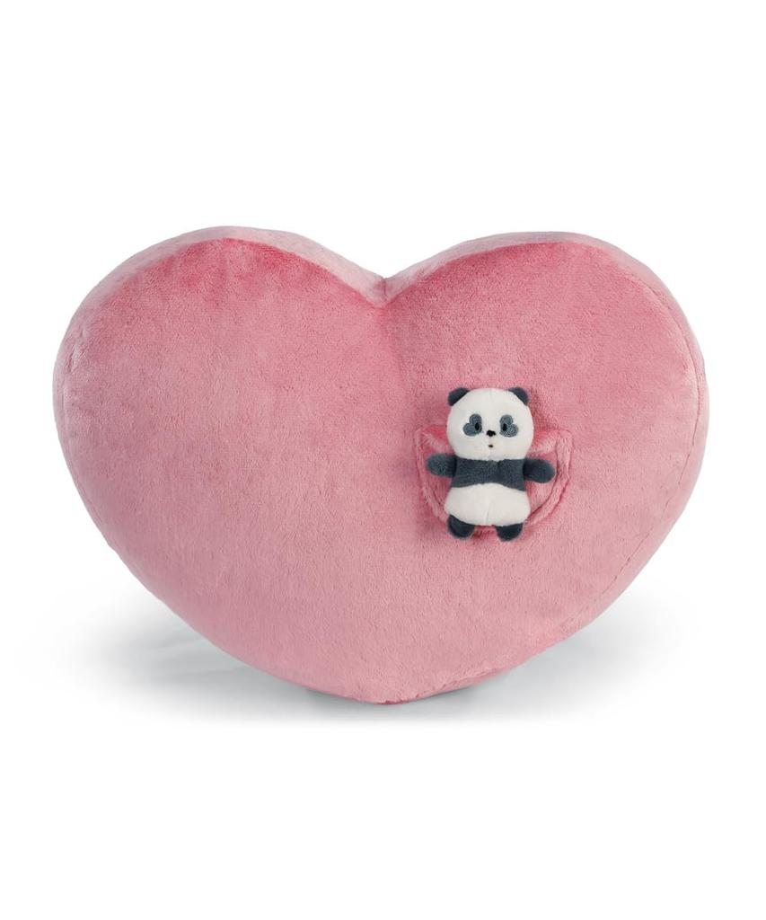 NICI Love25 Love Panda Heart 40x27cm Cushion,