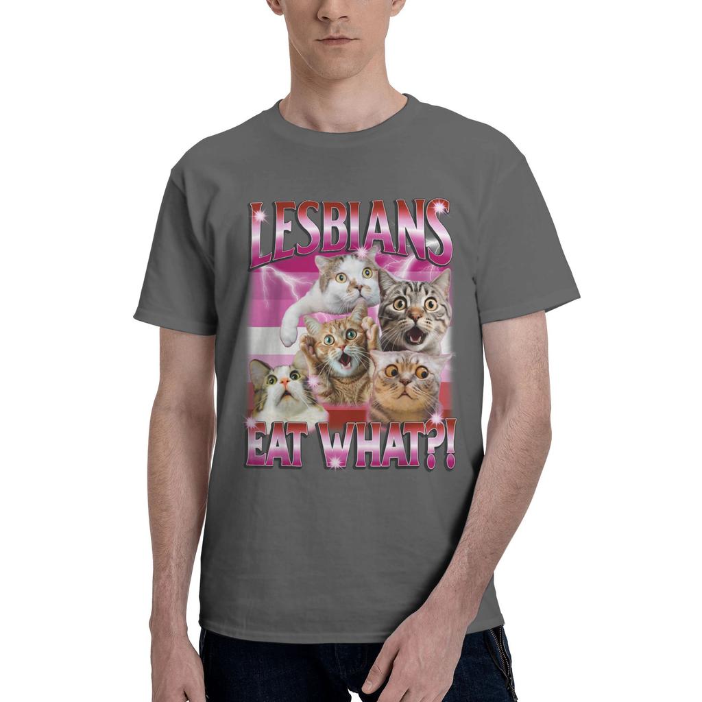 Lesby jedí co Vtipné Lgbtq Lesbická Kočka Meme Měsíc Hrdosti Tričko Léto Vintage Trička Čistá Bavlna Trendové Tričko Pro Muže Tričko