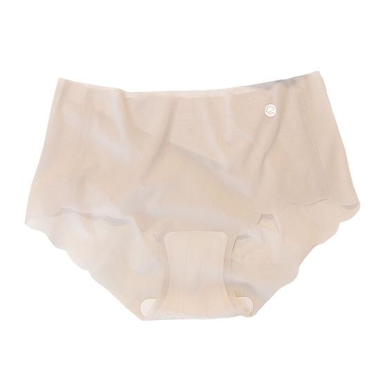 Women Panties Mid Waist Seamless Thin High Elasticity Solid Color Good Breathability Lady Underpants Female Daily Underwear