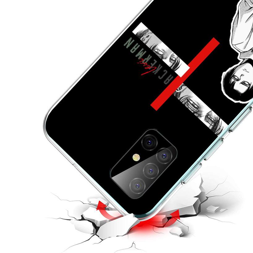 Attack Levi Cover Phone Case For Samsung Galaxy A12 A22 A32 A52 A72 A02S Phone Case Note 20 Ultra 10 S10 Plus A51 A71 A50S A20S