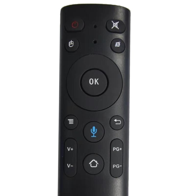 2.4G Wireless Air Mouse Google BT5.0 Voice Remote Control Microphone IR Learning 3-axis Gyroscope for Android 11 10 9 TV