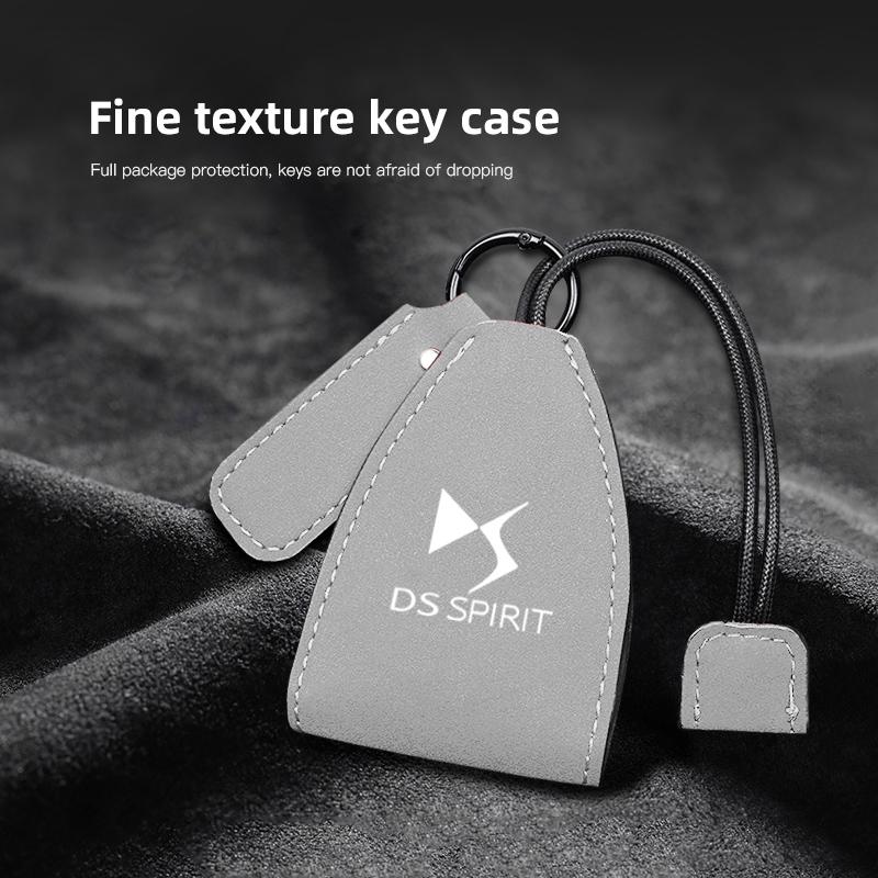 Leather Key Wallet Car Key Bag Multi Function Key Case For Ds Spirit Ds4S Ds5 5Ls Ds3 Ds4 Ds6 Ds7 Ds9 Wild Rubis Deesse