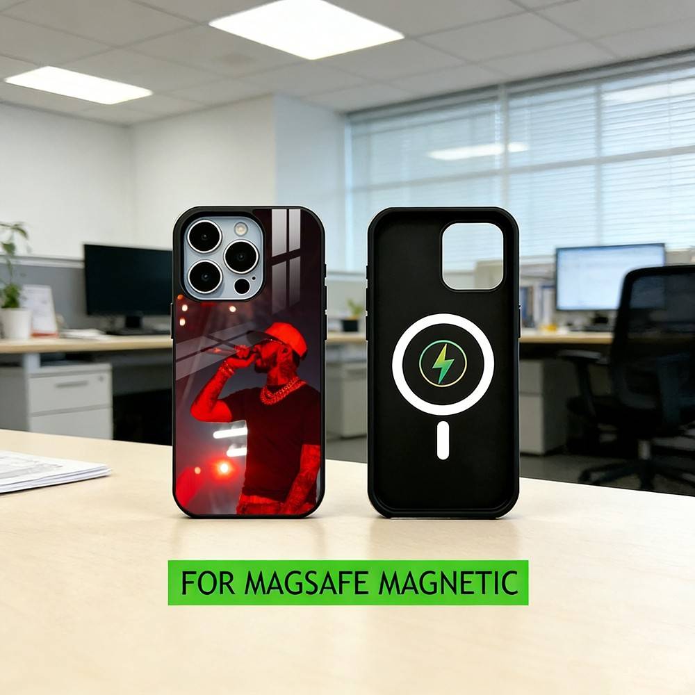Real Hasta La M-Muerte Anuel Phone Case For iPhone17,16,15,14,13,12,11 Plus,Pro Magnetic For Magsafe Wireless Charging