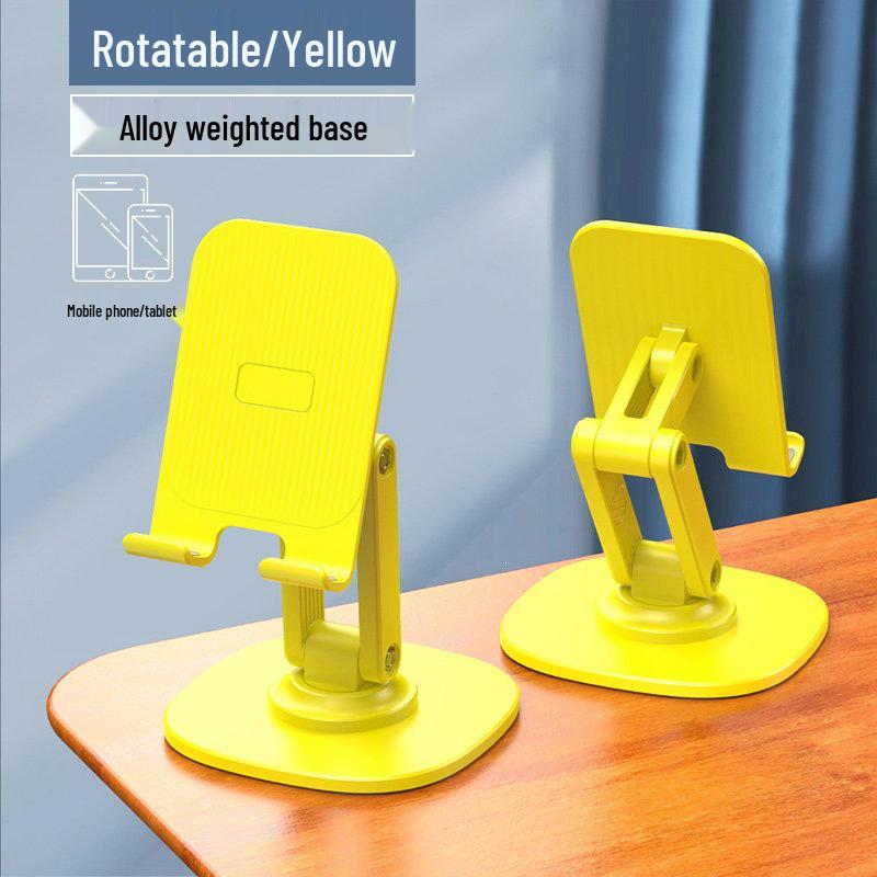 360° Rotating Metal Desktop Phone and Tablet Stand with Dual Axis Adjustment