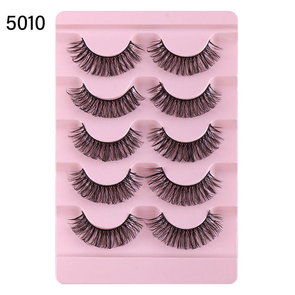 Reusable Fairy Fluffy Faux Mink Lashes False Eyelashes Fake Eyelashes Russian Strip Lashes