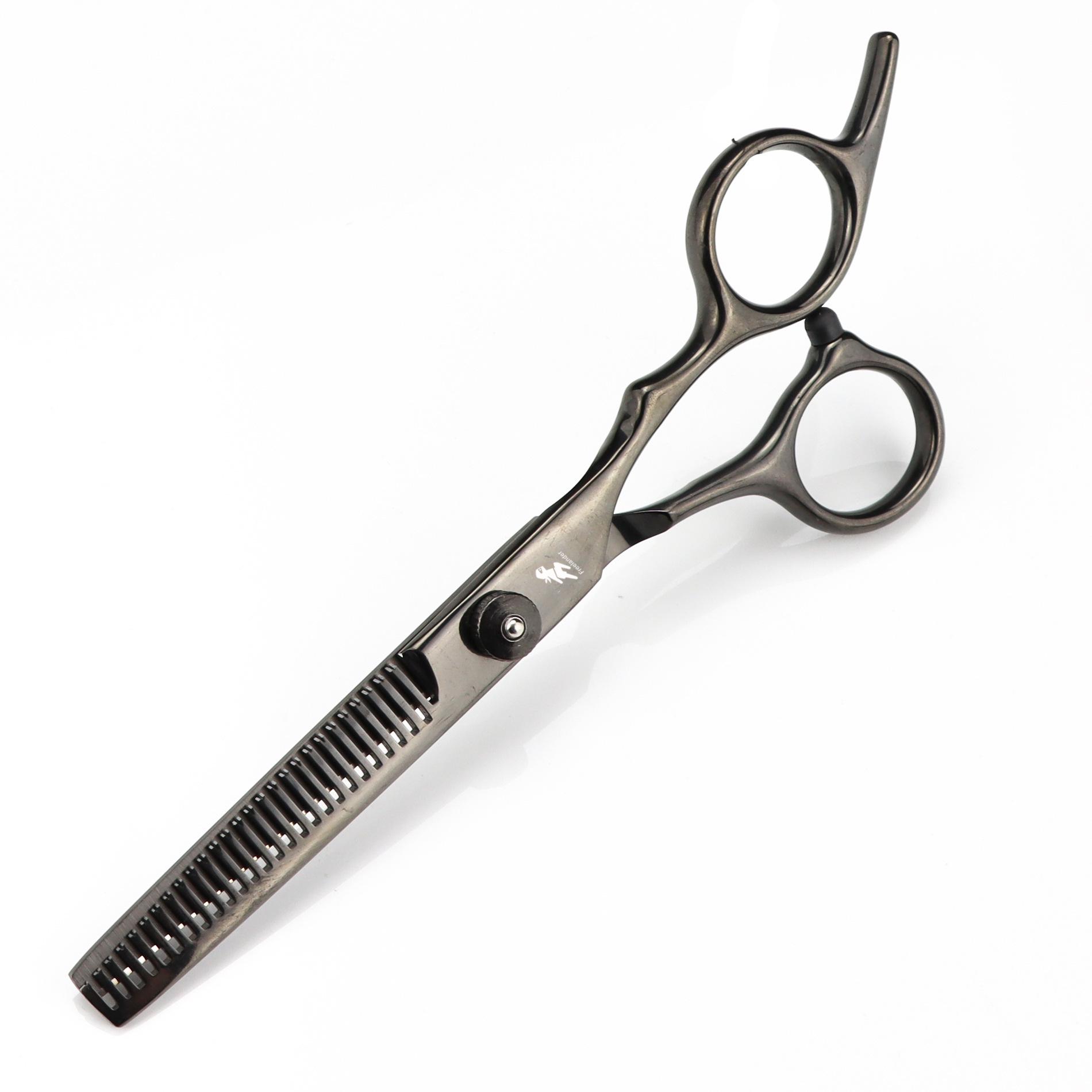 6 God Walker Hairdressing Scissors Set: Straight, Flat, Thinning Shears.