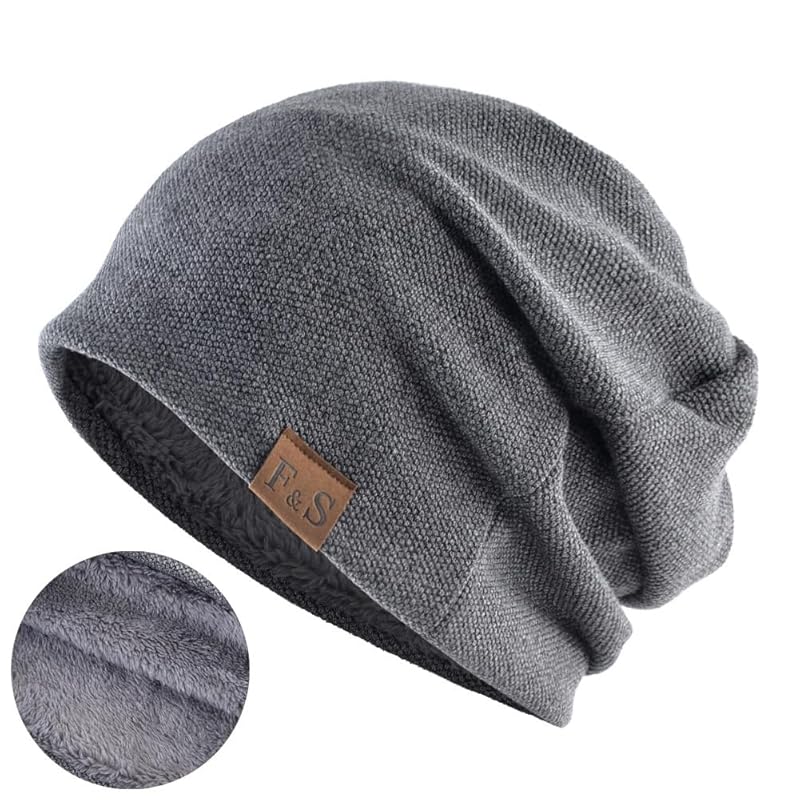 

[RIZUYA] knit hat men s spring autumn winter night cap beanie 3type Fleece lining double structure knit cap sauna hat hat ladies care hat medical hat