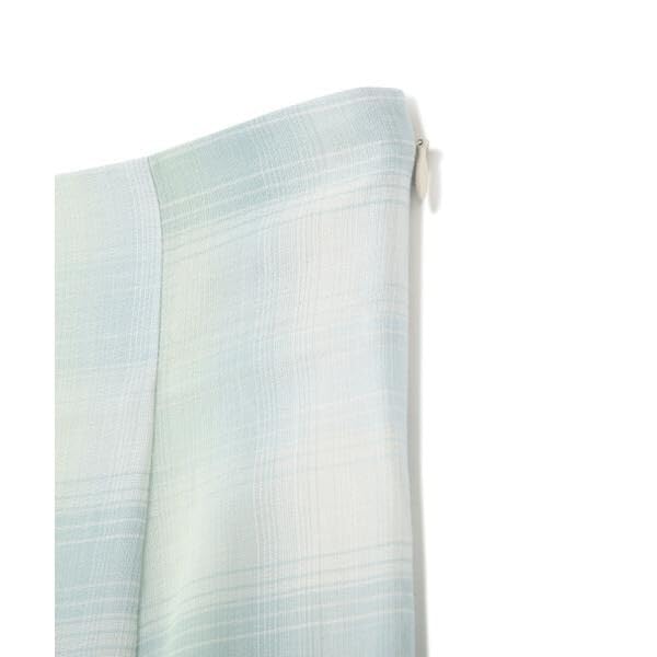 Jill by Jill Stuart Ombre Check Mermaid Long Skirt