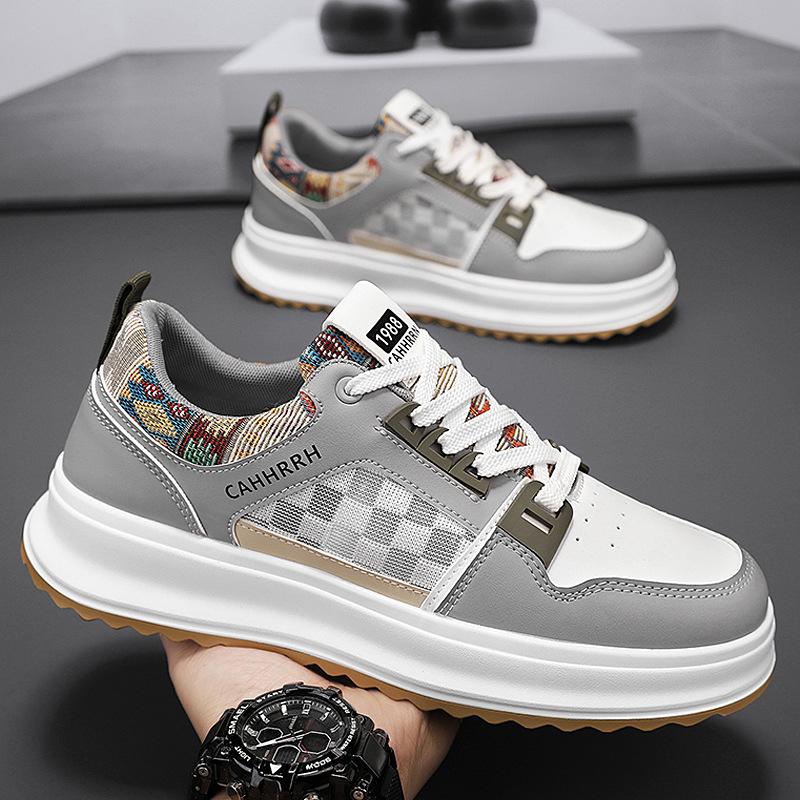 Casual board shoes men's spring new men's shoes niche outdoor versatile platform low-top shoes sports shoes