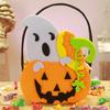 1-6 STÜCK Halloween Süßigkeitenbeutel für Kinder Filz Kürbis Geschenk Tragetasche Feiertagsparty Halloween Dekorationen Zubehör