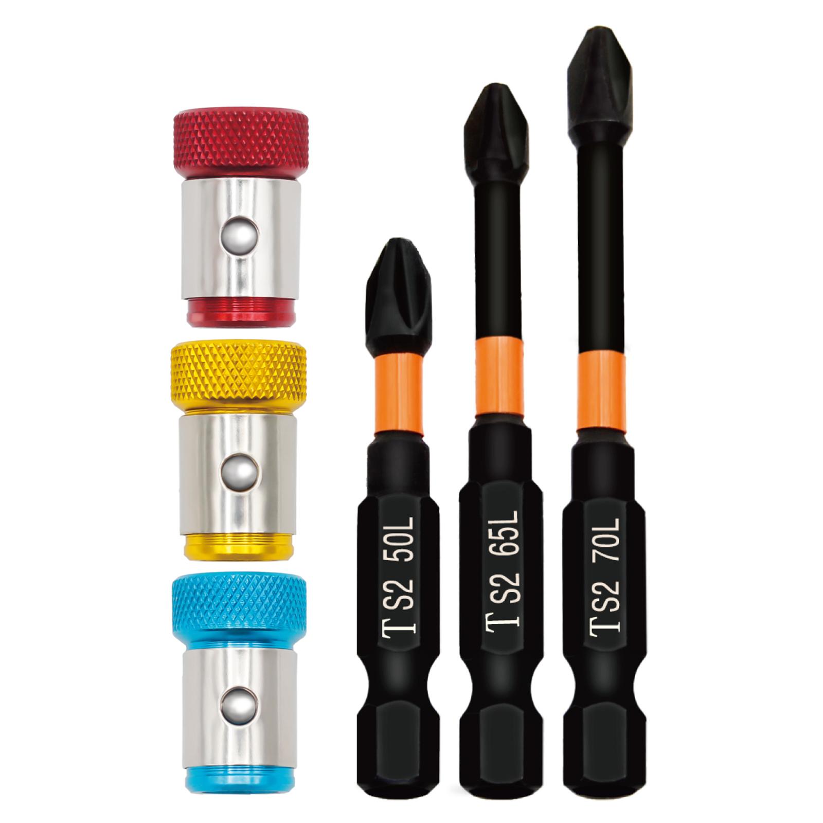 

S2 магнитная удлиненная крестовая отвертка универсальная 1/4 головка магнитная катушка позиционный намагничиватель набор принадлежностей для электроинструмента