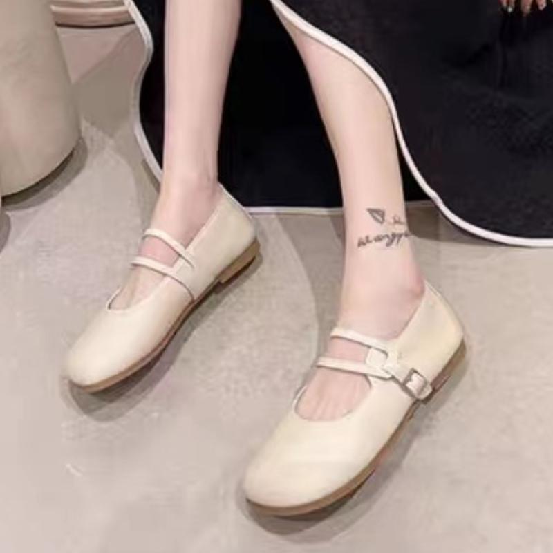 Japanese Style Lolita Gothic Woman Flats Mary Jane with Straps Wholesale Popular Low Price High Quality Fashion Shoes for Women