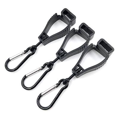 10PCS Work Glove Holders Black Plastic Easy Clean Portable Reusable Compact Size Glove Grabber Clip
