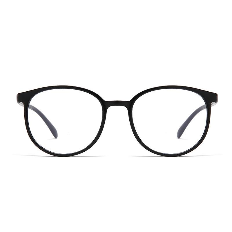 Glasses Frame Large Frame Can Be Matched With Degree Unisex Myopia Degree Explosion Anti-Blue Light Glasses Round Frame