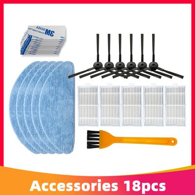 Compatible For iLife V3 V3s V5 V5s Pro V50 X5 Robot Vacuum Cleaner Brush HEPA Filter Mop Rag Cloth Spare Parts Accessories