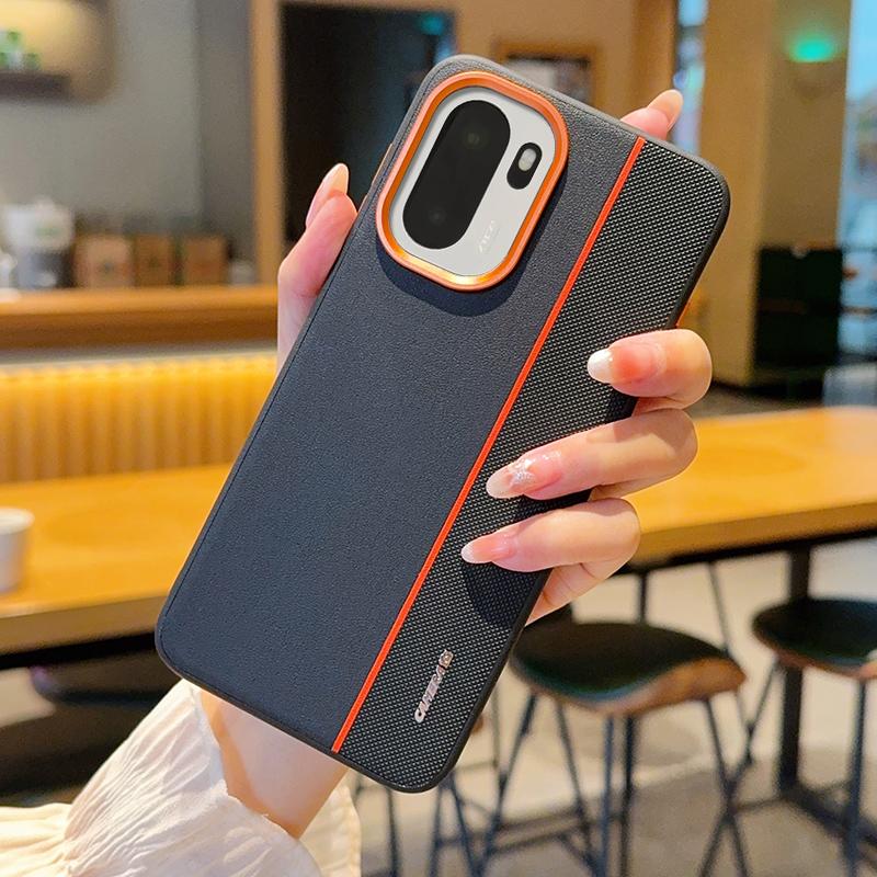 For OnePlus 15 15R Case Fashion Hard PU Leather Skin Protective Back Cover Case for OnePlus15 One Plus 15R 1+15 15r Phone Shell