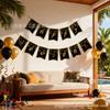 Happy New Year Flag Party Decoration Fishtail Banner