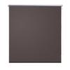 Blackout Roller Blind 140 X 230 Cm Brown 240171