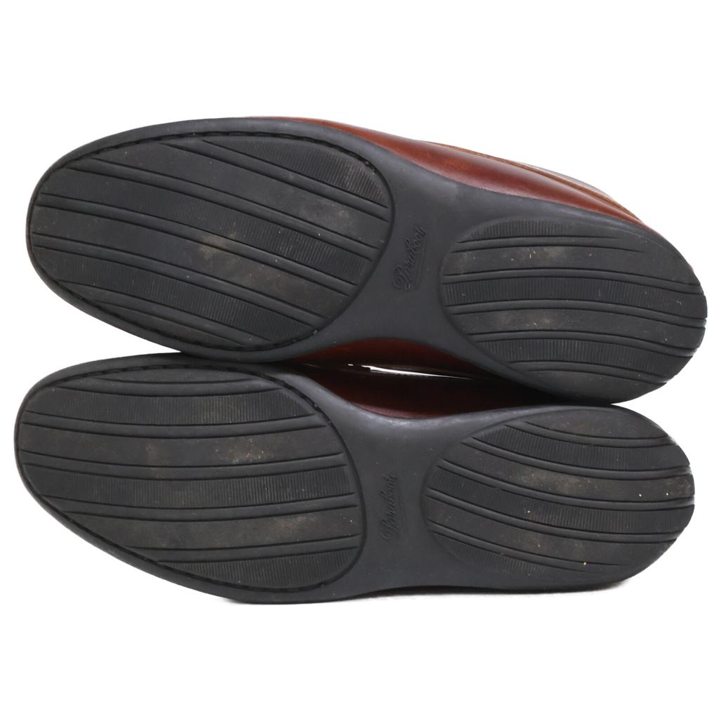 Paraboot 0409 Leather Moccasins shoes 8 1/2 BrownUsed