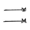 Simple Black Cats Hair Clip for Women Girl Lovely Cats Hairpin Hair Styling Barrettes for Various Hair Type and Occasion