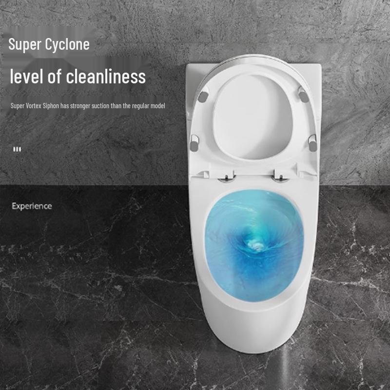 Бытовой керамический сифонный унитаз