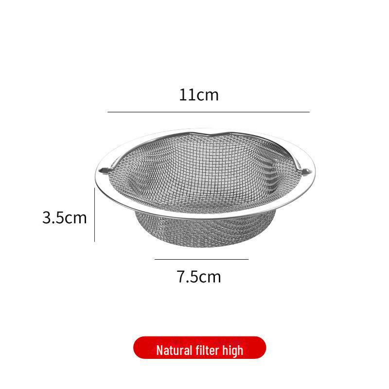 Universal Stainless Steel Kitchen Sink Garbage and Vegetable Filter