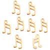 100 Stück rostbeständige Legierungsanhänger in Form von Musiknoten für die Schmuckherstellung an Halsketten und Armbändern