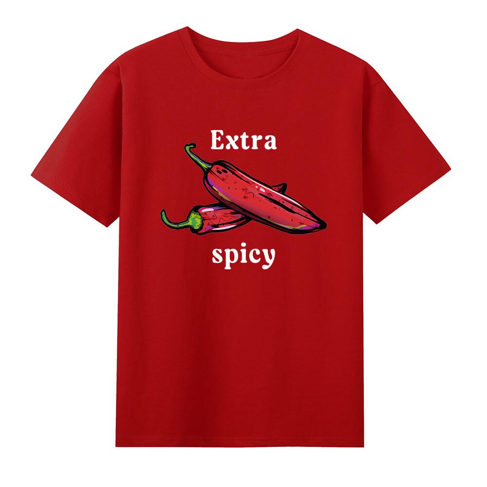 Extra Spicy Chillies Graphic Spicy Food TShirt S