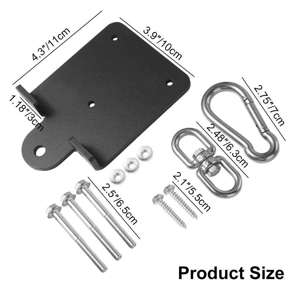 Rust-Proof Wall Mounted Hook Sturdy 360 Rotation Beam Hook Training Boxing Bag Hanger  Swing