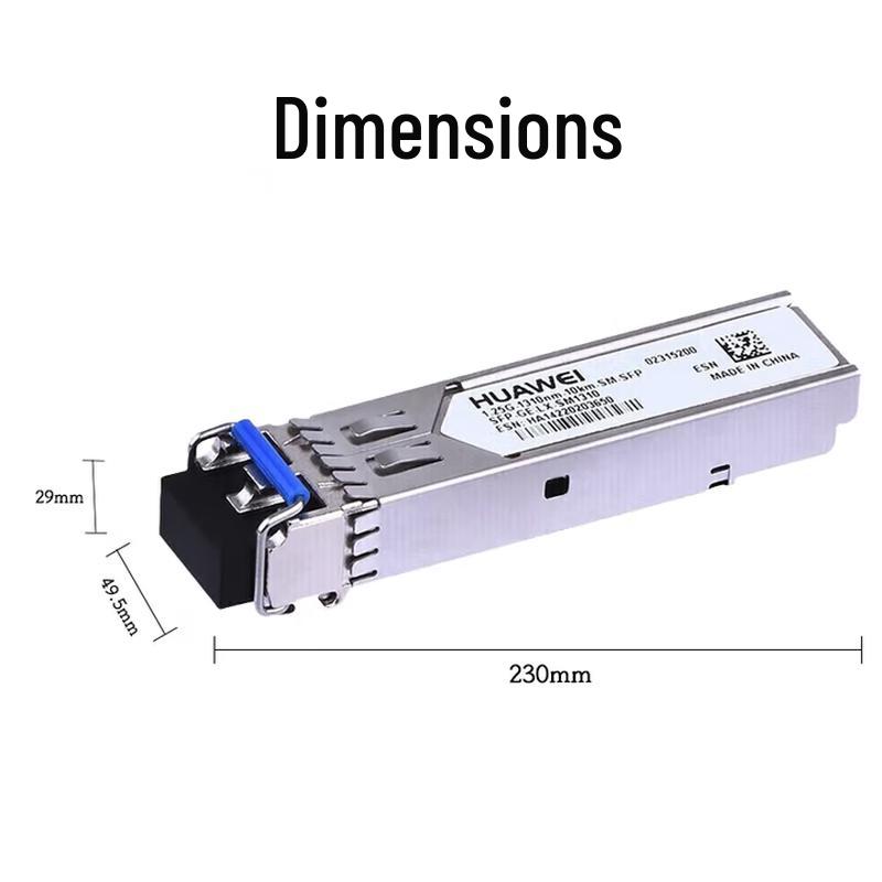 Huawei SFP-GE-LX-SM1310 Gigabit Single-Mode Optical Module