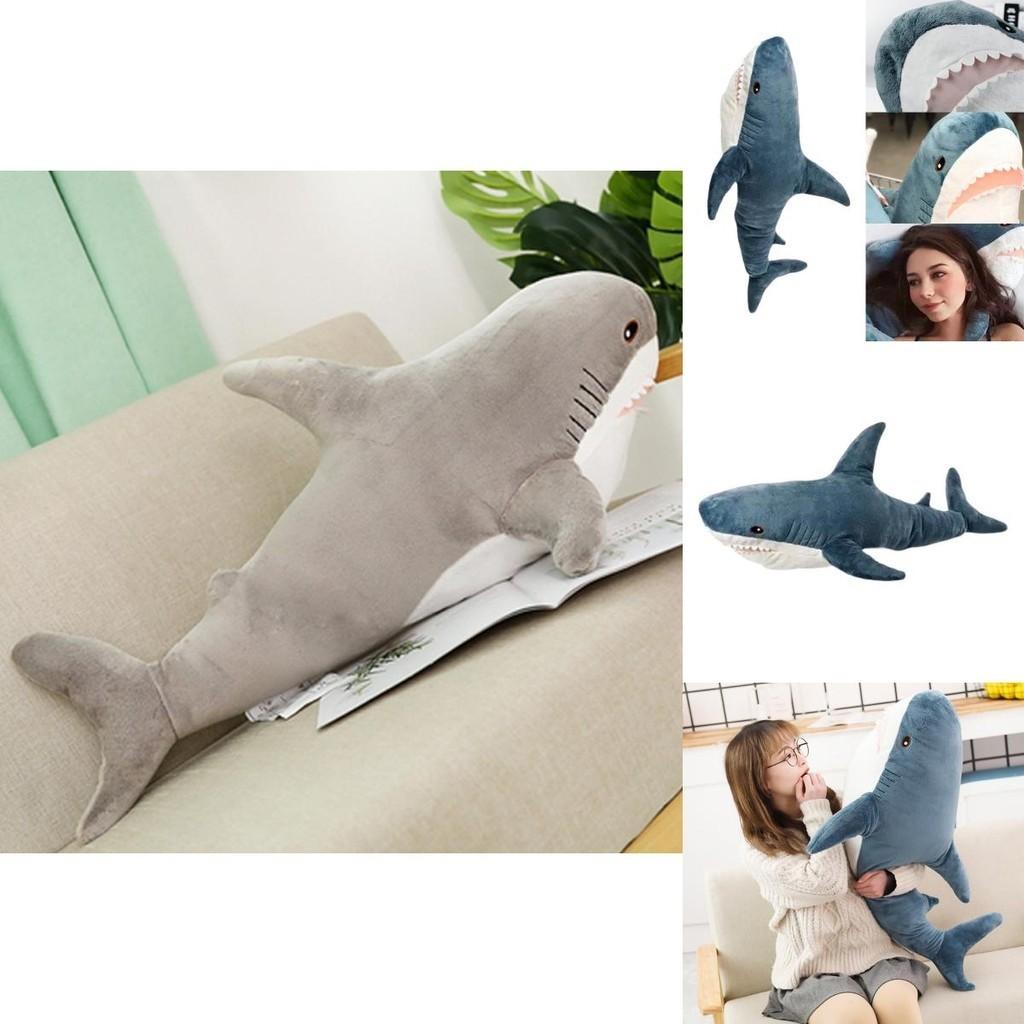 Peluche Réaliste Requin 3D Jouet Oreiller Pour Décoration Et Cadeau Pour Enfants