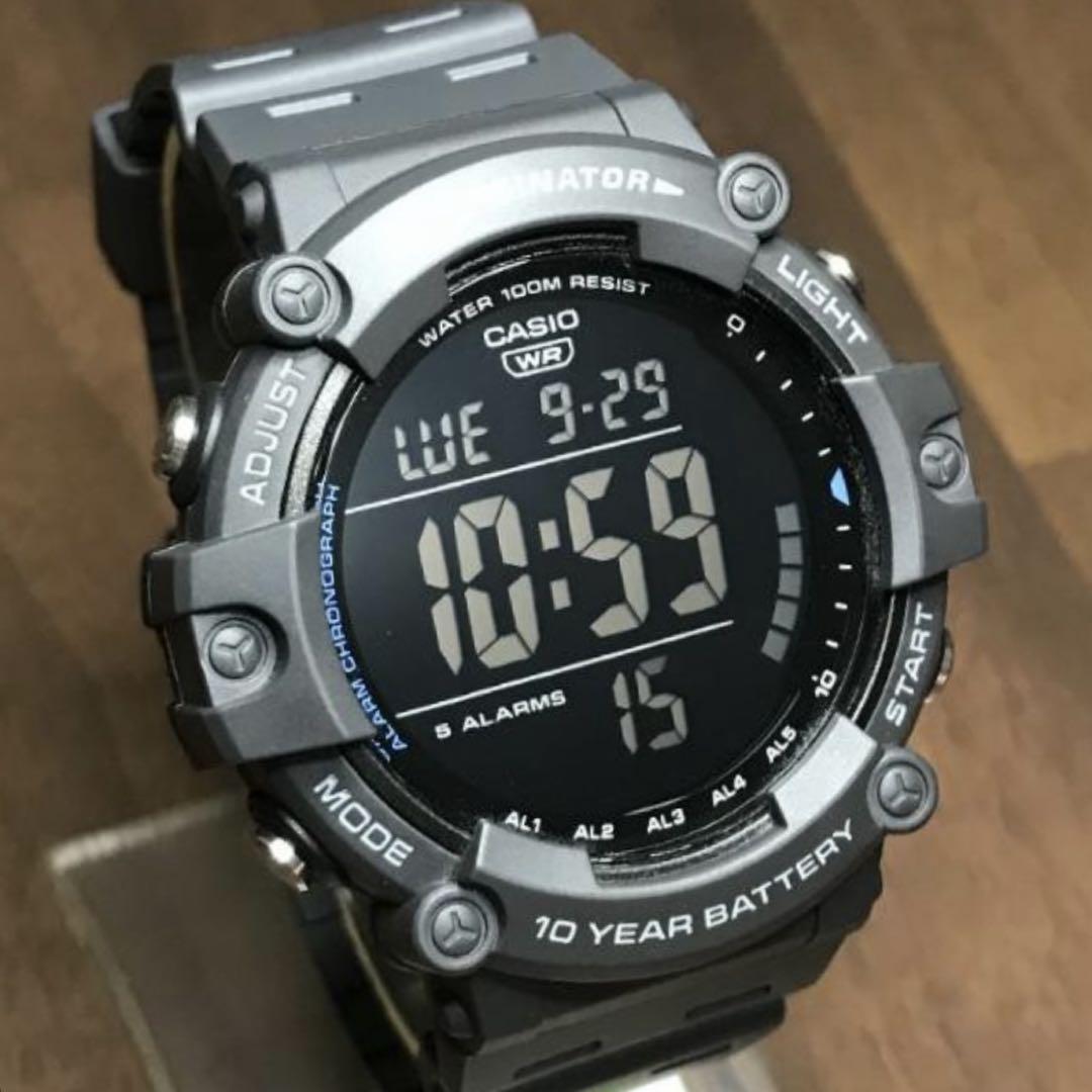 

[USED] Casio digital watch, overseas model, big face, suitable for outdoor and camping use