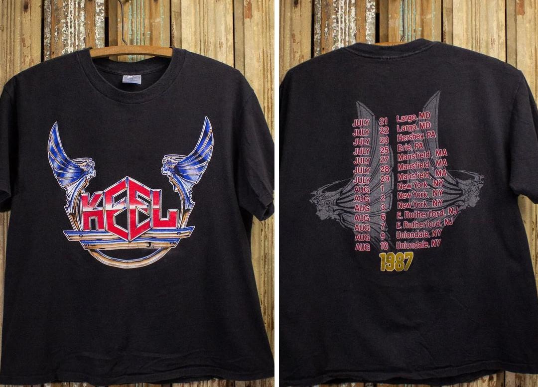 Vintage 1987 Vintage Keel Tour Concert T-shirt, size S-5XL T-Shirt shirt XXXL