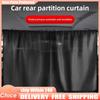 Car Privacy Curtains Universal Divider Curtain Between Rear Seat Auto Blackout Sun Shades Side Window Covers