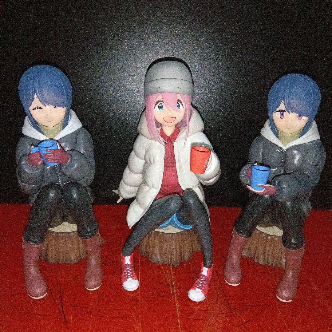 

[USED] Ichiban Kuji Yurucamp Figures - Complete Set of 3