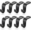 DTDNZKN 8-Pack Car Seat Back Storage Hook | Auto Seat Hook Hangers Storage Organizer Interior Accessories for Purse Coats Umbrellas Grocery Bags