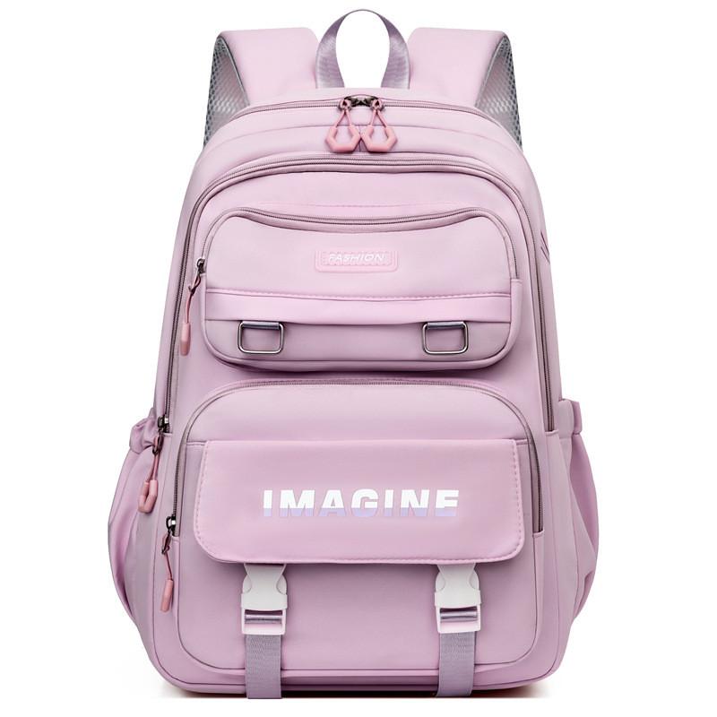 Oxford Cloth Girls School Backpack With Breathable Design For Middle School Students