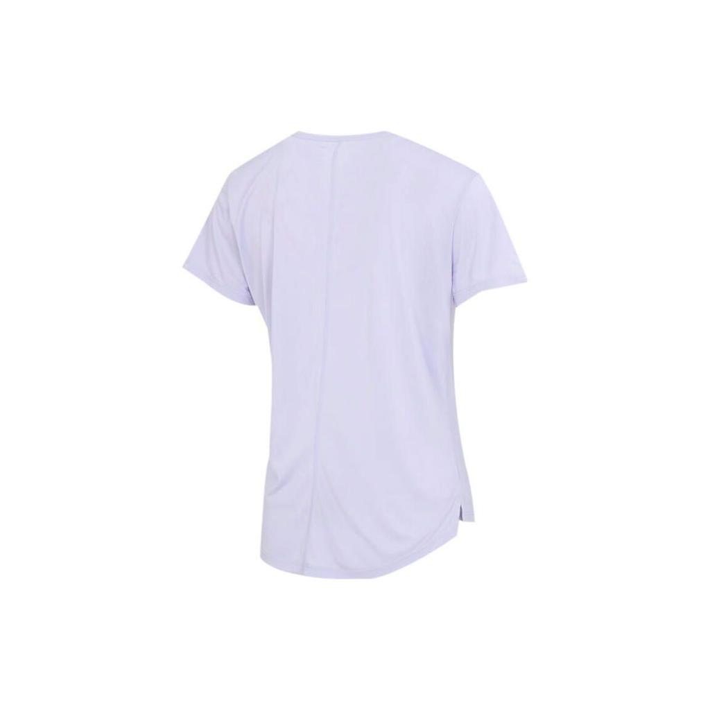 Nike Logo Print Crew Neck Short Sleeve T-Shirt Women Tops Light-Purple DX1026-536