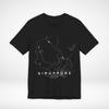 Singapore Train Map TShirt Minimalist Rail Graphic Tee Streetwear