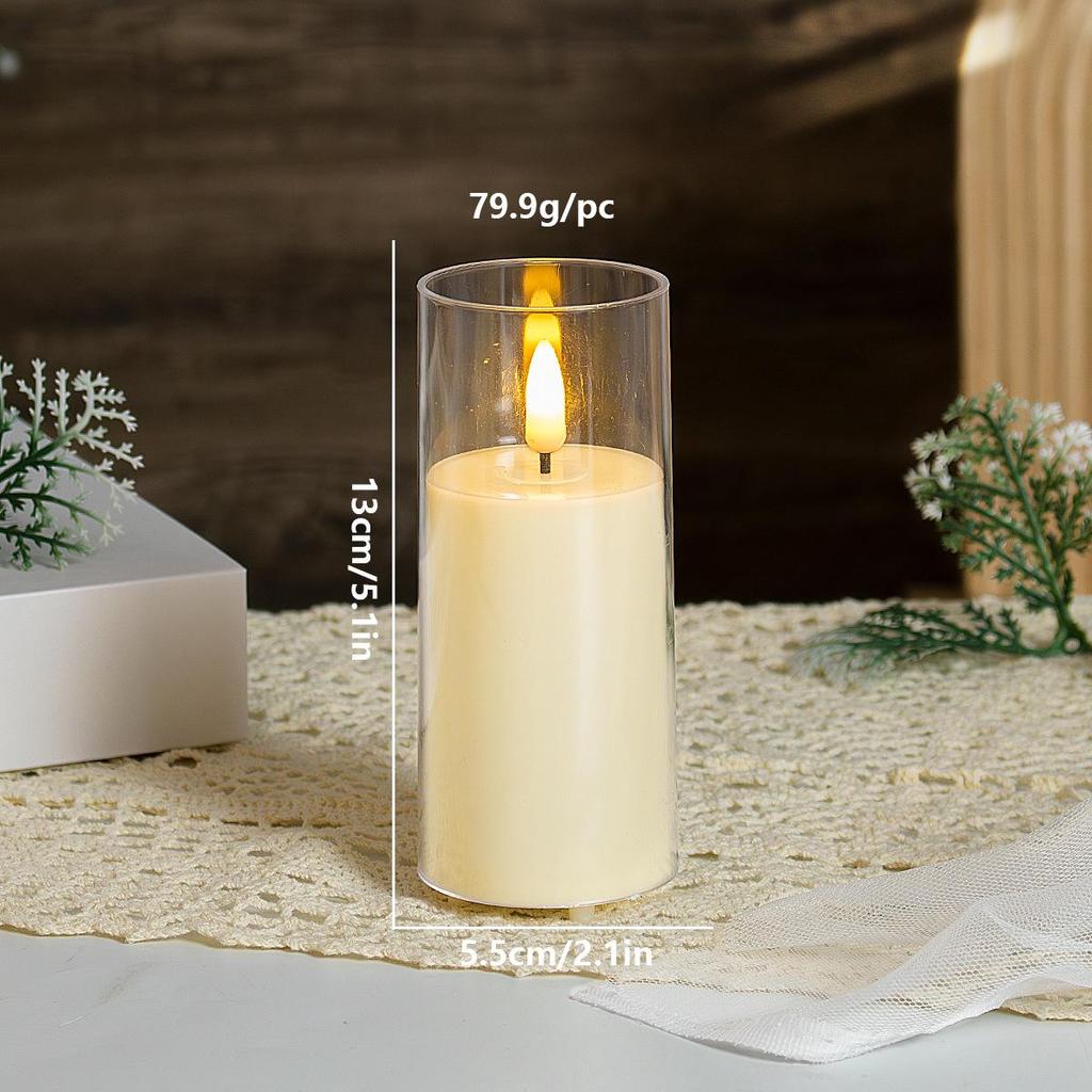 LED Candle Lamp String Lights for Christmas and Halloween - Decorative Luxury Lamp for Dining Table Atmosphere