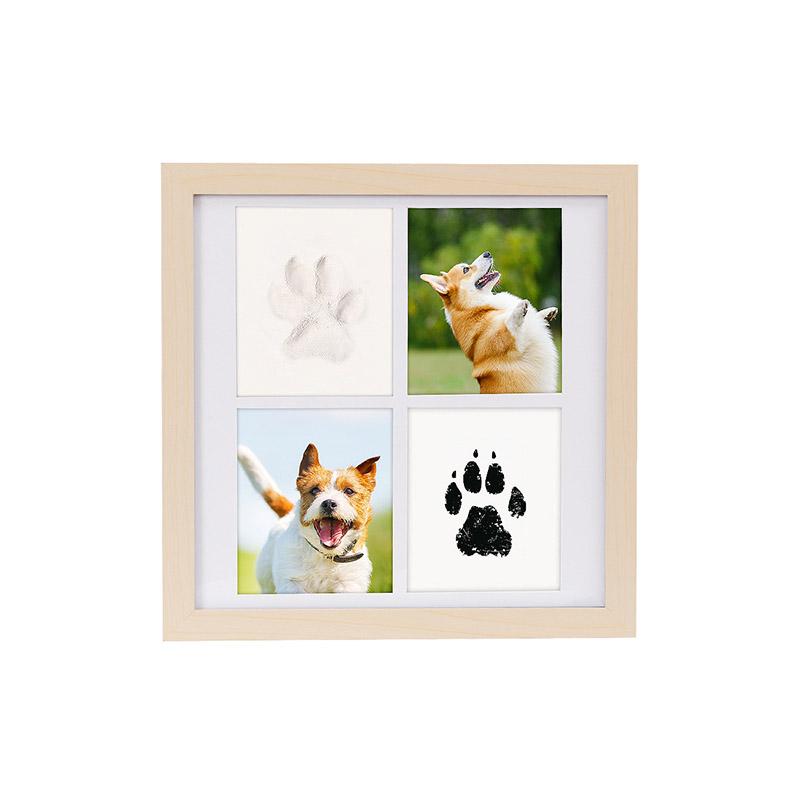 11 Inch Dog Cat Memory Keepsake Frame Safe Non-toxic Mess-free DIY Footprint Kit Pet Memorial Personalised Gifts for Pet Lovers